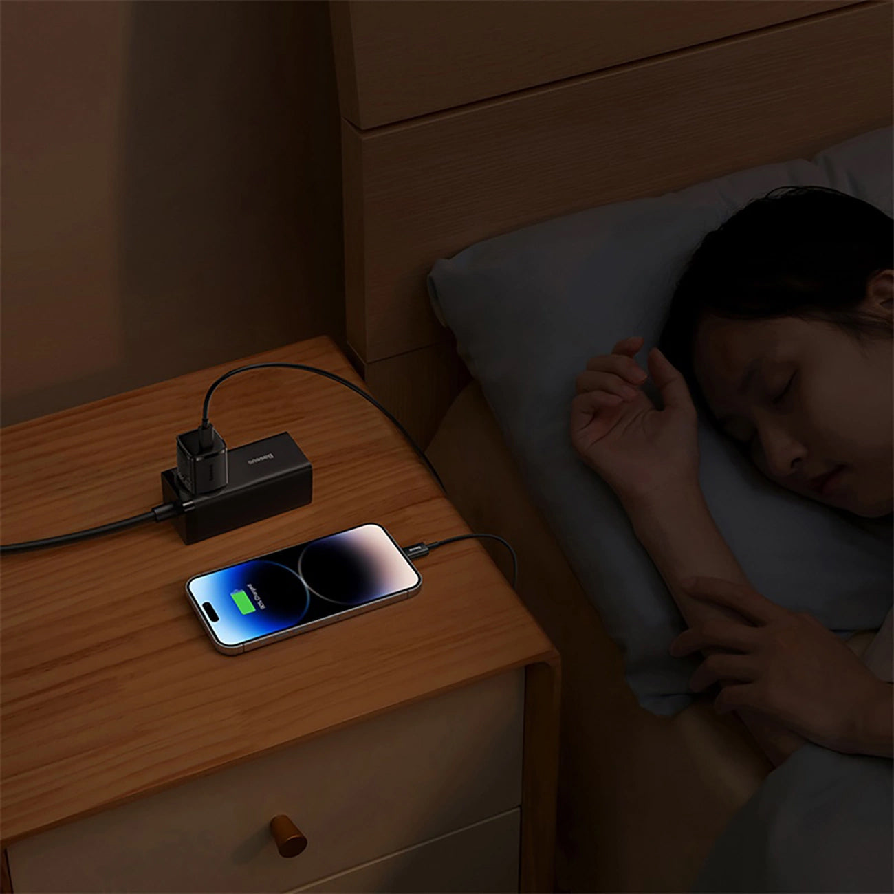 Baseus Cube Pro Network Charger, 30W, 3A, 1 x USB-C, Black CCXF000301