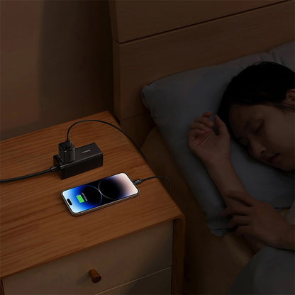 Baseus Cube Pro Network Charger, 30W, 3A, 1 x USB-C, Black CCXF000301