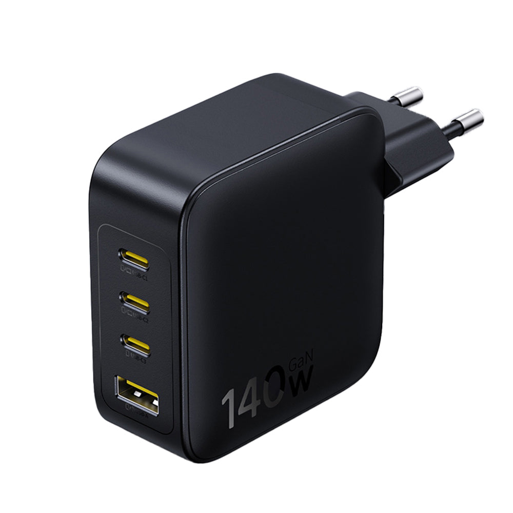 Baseus Netzladegerät EnerFill FH11, 140W, 5A, 1 x USB-A - 3 x USB-C, Schwarz E0121J00