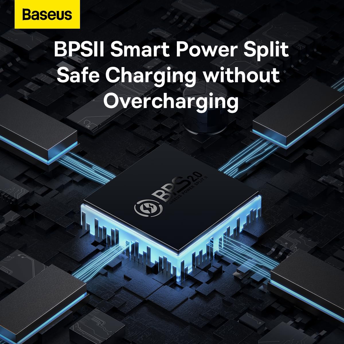 Netzladegerät Baseus GaN5 Pro, 65W, 3.25A, 1 x USB-A - 2 x USB-C, Weiß CCGP120202