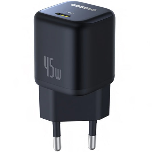 Chargeur Réseau Baseus PicoGo, 45W, 3A, 1 x USB-C, Noir P10176800123-00