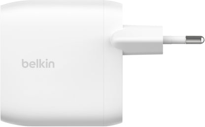 Chargeur secteur Belkin BoostCharge Pro Dual, 60W, 3A, 2 x USB-C, Blanc WCB010vfWH