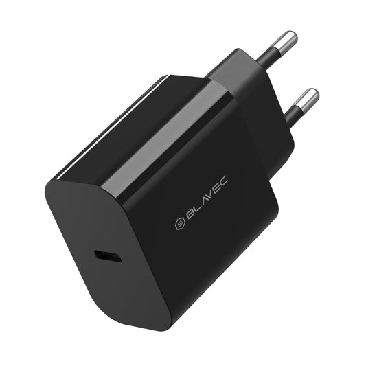 Netzladegerät Blavec BC-7, 45W, 3A, 1 x USB-C, Schwarz