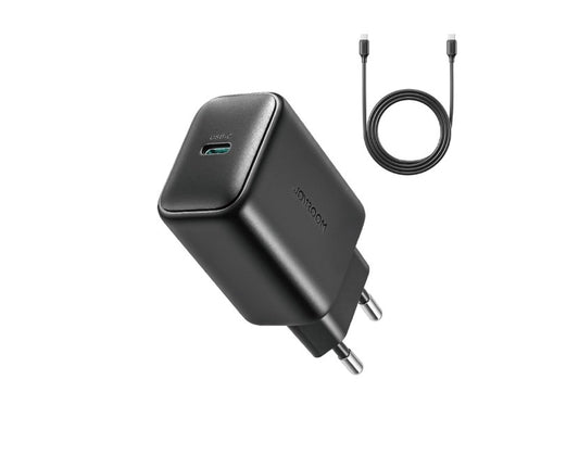 Chargeur réseau avec câble USB-C Joyroom JR-TCF23, 25W, 3A, 1 x USB-C, Noir