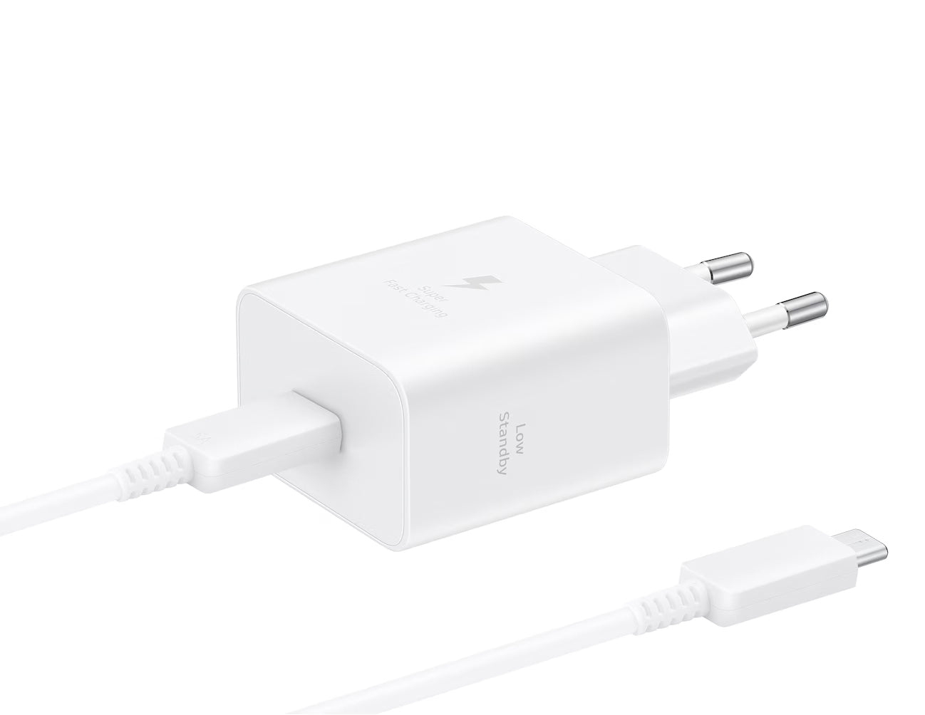 Samsung Netzladegerät mit USB-C Kabel, 45W, 4.05A, 1 x USB-C, Weiß EP-T4511XWEGEU