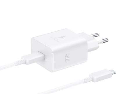 Samsung Netzladegerät mit USB-C Kabel, 45W, 4.05A, 1 x USB-C, Weiß EP-T4511XWEGEU