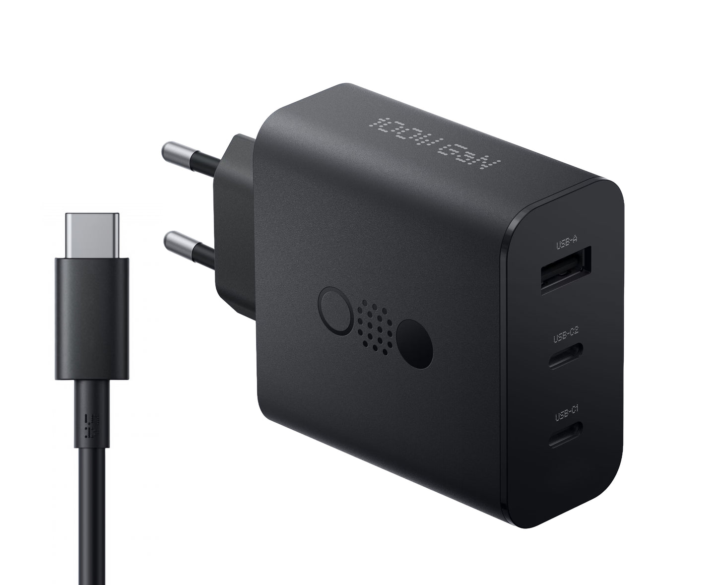 Netzladegerät mit USB-C Kabel CMF by Nothing C349, 100W, 5A, 1 x USB-A - 2 x USB-C, Grau A10800016