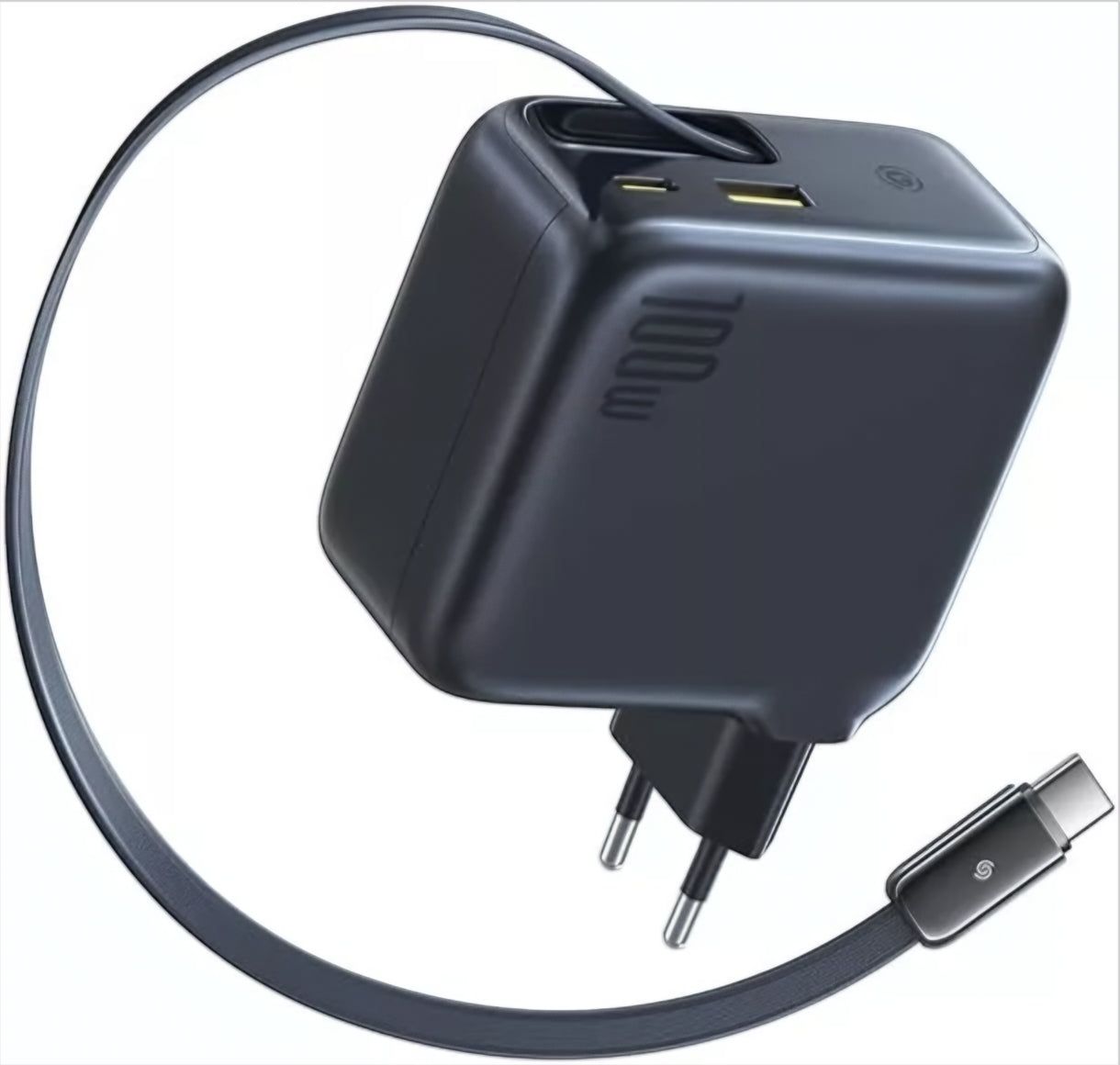 Netzladegerät mit USB-C Kabel Baseus EnerCore CJ11, 100W, 1 x USB-A - 2 x USB-C, Schwarz E0120M00