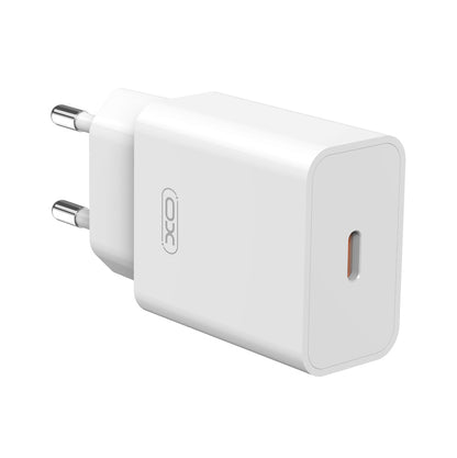 Netzteil mit Lightning-Kabel XO Design L126, 20W, 3A, 1 x USB-C, Weiß