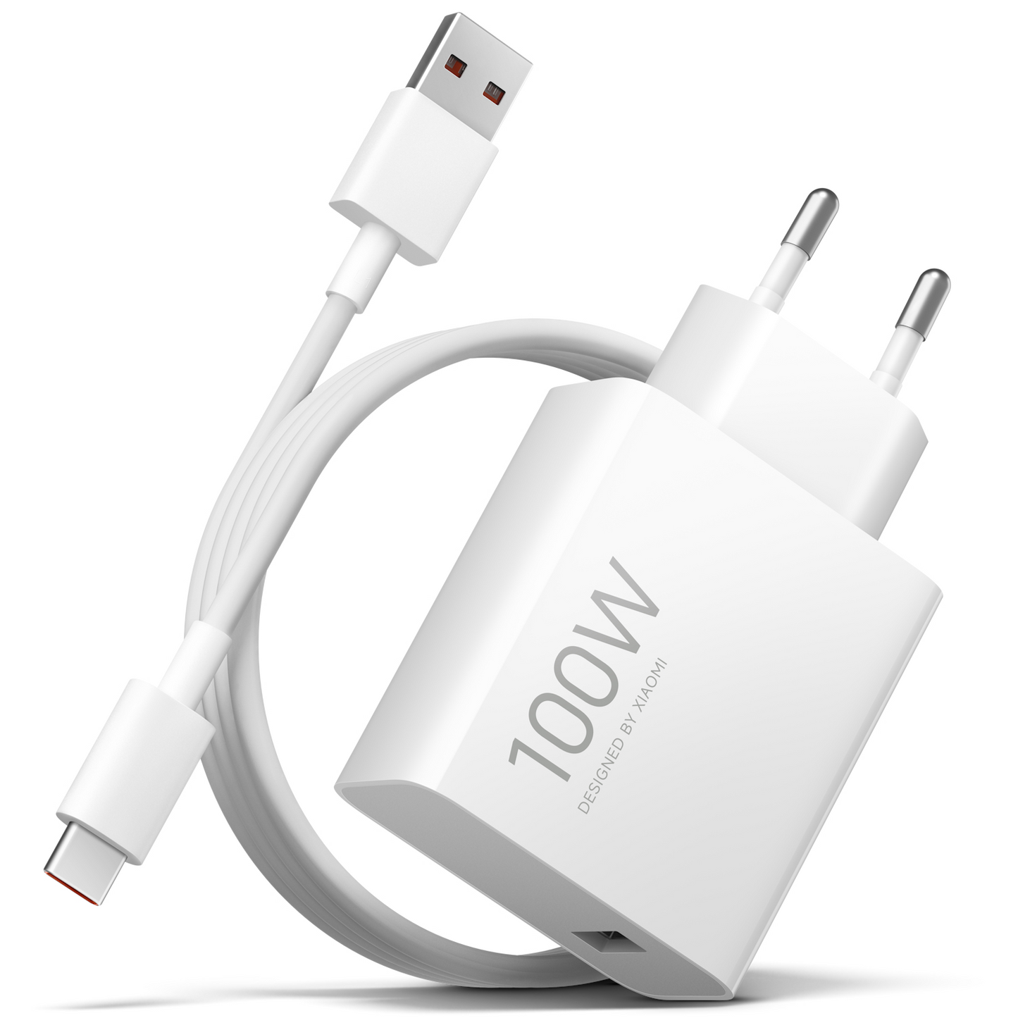 Netzteil mit USB-C-Kabel Xiaomi MY-19-ER, 100W, 6,1A, 1 x USB-A, Weiß BHR095VEU