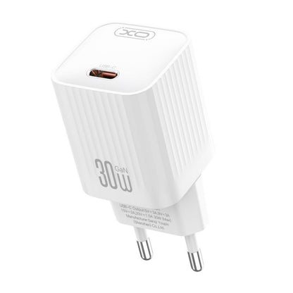 Chargeur Réseau avec Câble USB-C XO Design L148, 30W, 3A, 1 x USB-C, Blanc