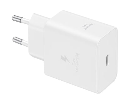 Samsung Netzladegerät mit USB-C Kabel, 45W, 4.05A, 1 x USB-C, Weiß EP-T4511XWEGEU