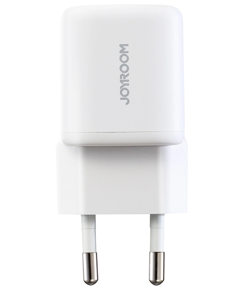 Chargeur secteur avec câble USB-C Joyroom JR-TG7, 33W, 3A, 1 x USB-A - 1 x USB-C, Blanc
