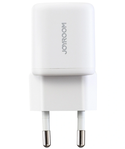 Chargeur secteur avec câble USB-C Joyroom JR-TG7, 33W, 3A, 1 x USB-A - 1 x USB-C, Blanc
