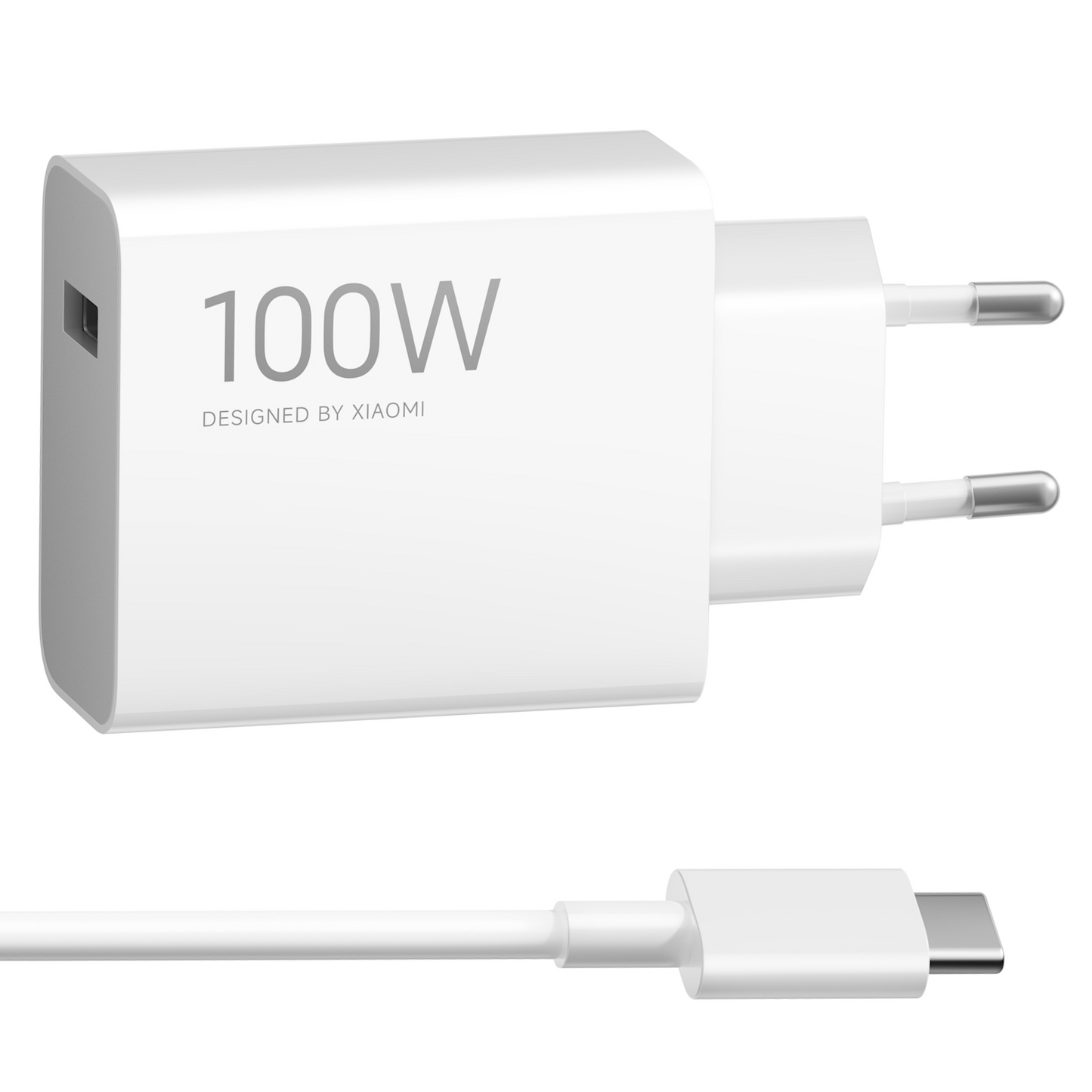 Netzteil mit USB-C-Kabel Xiaomi MY-19-ER, 100W, 6,1A, 1 x USB-A, Weiß BHR095VEU