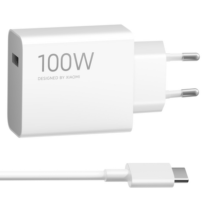 Netzteil mit USB-C-Kabel Xiaomi MY-19-ER, 100W, 6,1A, 1 x USB-A, Weiß BHR095VEU