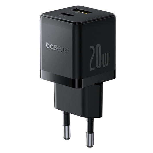 Netzladegerät mit USB-C Kabel Baseus Palm, 20W, 3A, 1 x USB-A - 1 x USB-C, Schwarz P10111608113-01