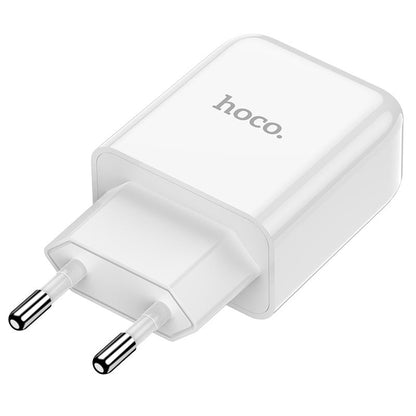 Chargeur Secteur avec Câble Lightning HOCO N2, 10W, 2A, 1 x USB-A, Blanc