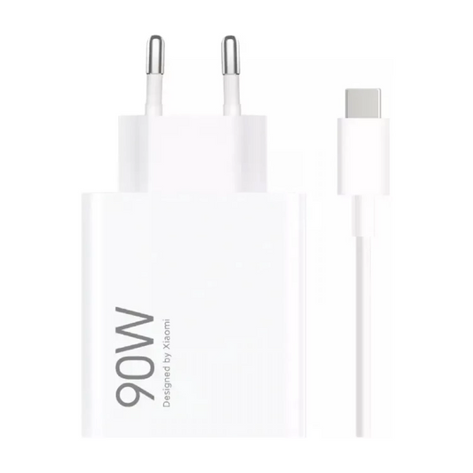 Netzladegerät mit USB-C Kabel Xiaomi, 90W, 6.1A, 1 x USB-A, Weiß