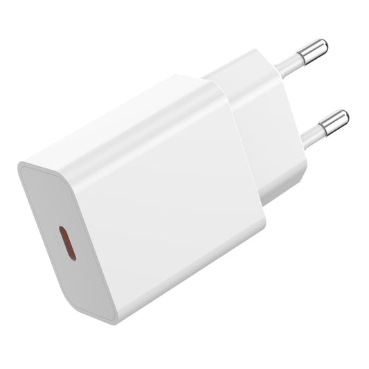 Chargeur réseau avec câble USB-C XO Design L126, 20W, 3A, 1 x USB-C, Blanc