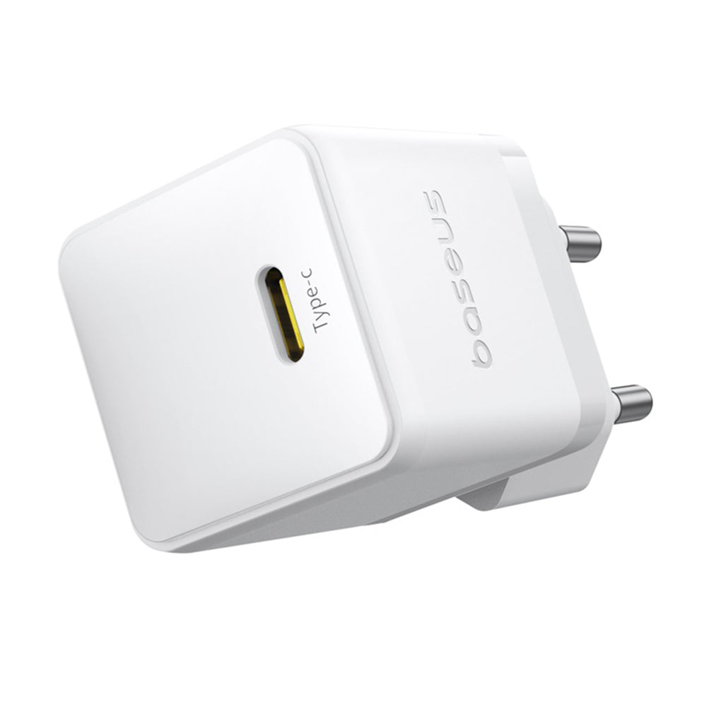 Netzladegerät mit USB-C Kabel Baseus Palm, 20W, 3A, 1 x USB-C, Weiß P10111602213-01