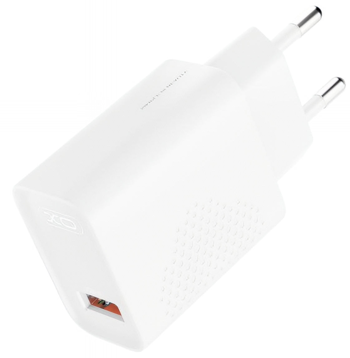 Netzladegerät mit USB-C Kabel XO Design L159, 18W, 3A, 1 x USB-A, Weiß