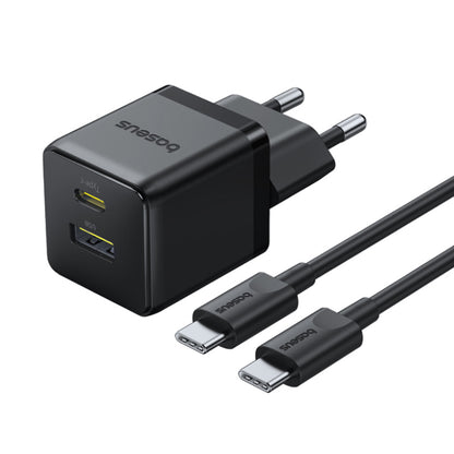 Netzladegerät mit USB-C Kabel Baseus Palm, 30W, 3A, 1 x USB-A - 1 x USB-C, Schwarz P1011160A113-01