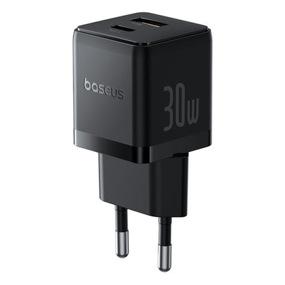 Netzladegerät mit USB-C Kabel Baseus Palm, 30W, 3A, 1 x USB-A - 1 x USB-C, Schwarz P1011160A113-01
