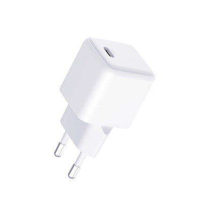 Netzladegerät mit USB-C Kabel 3MK Hyper, 25W, 3A, 1 x USB-C, Weiß