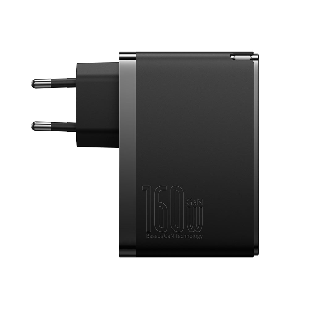 Netzladegerät mit USB-C Kabel Baseus GaN5 Pro, 160W, 5A, 1 x USB-A - 2 x USB-C, Schwarz P10110825113-00