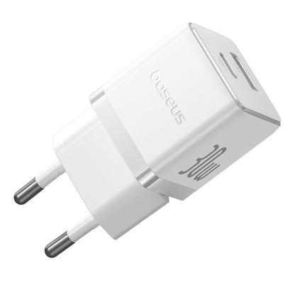 Netzladegerät mit USB-C Kabel Baseus Palm, 30W, 3A, 1 x USB-A - 1 x USB-C, Weiß P1011160A213-01