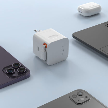 Chargeur réseau avec câble USB-C Fixed, 65W, 3.25A, 1 x USB-C, Noir