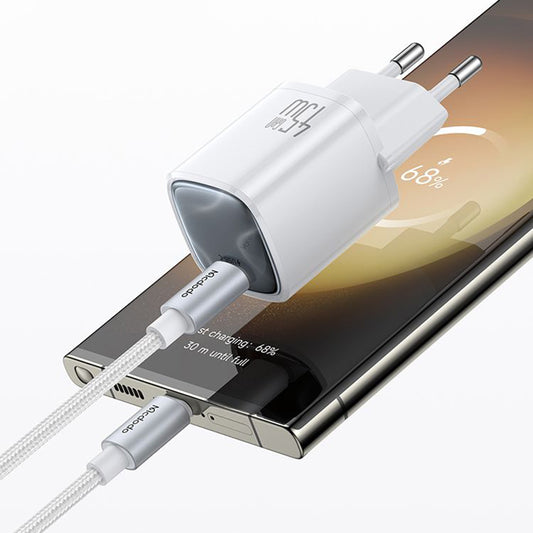 Chargeur secteur avec câble USB-C Mcdodo Nano CH-4433, 45W, 3A, 1 x USB-C, Noir