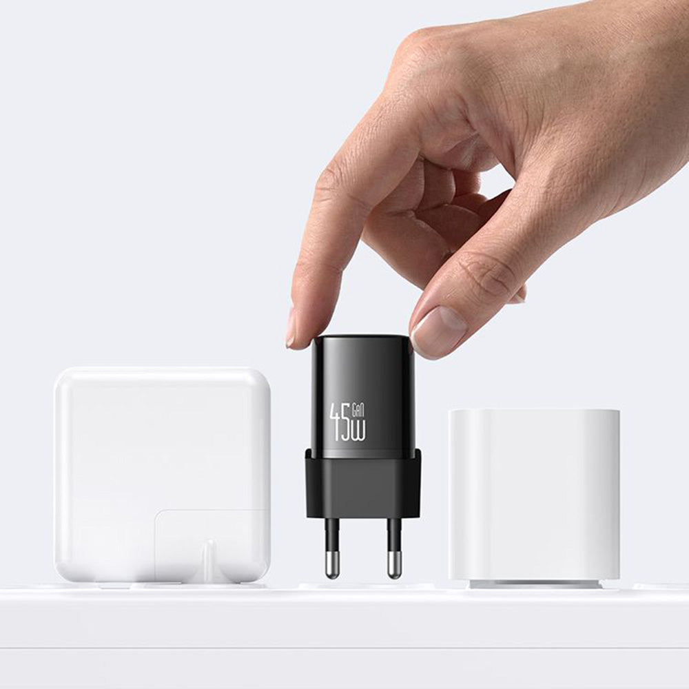 Chargeur secteur avec câble USB-C Mcdodo Nano CH-4433, 45W, 3A, 1 x USB-C, Noir