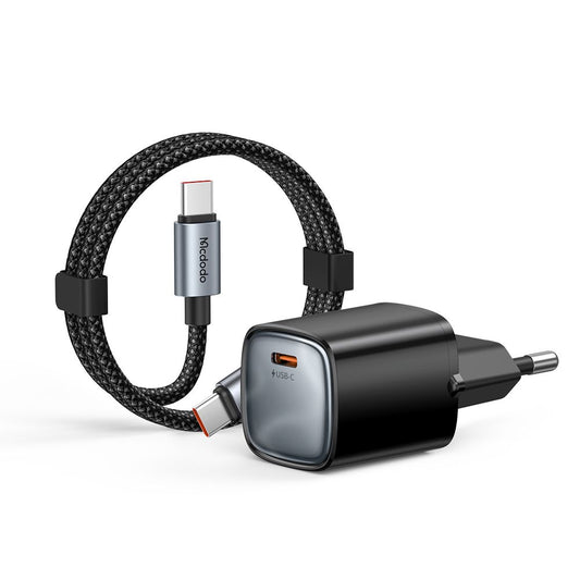 Chargeur secteur avec câble USB-C Mcdodo Nano CH-8262, 65W, 3,25A, 1 x USB-C, Noir