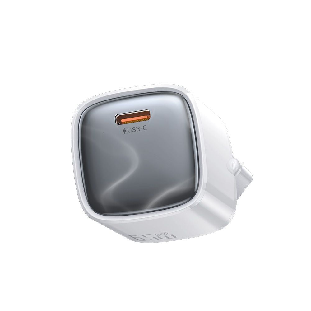 Chargeur secteur avec câble USB-C Mcdodo Nano CH-8263, 65W, 3,25A, 1 x USB-C, Blanc