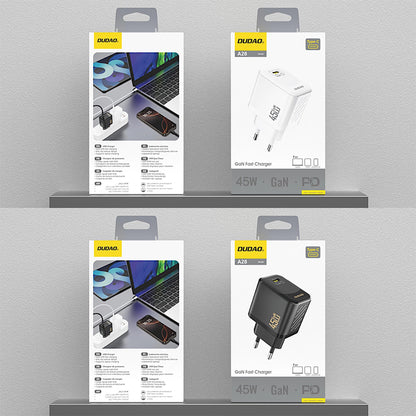 Netzladegerät Dudao A28, 45W, 3A, 1 x USB-C, Weiß
