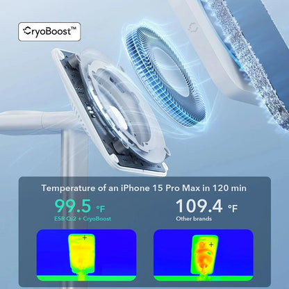 ESR CryoBoost 3in1 Wireless Netzladegerät, 25W, 1.67A, Schwarz