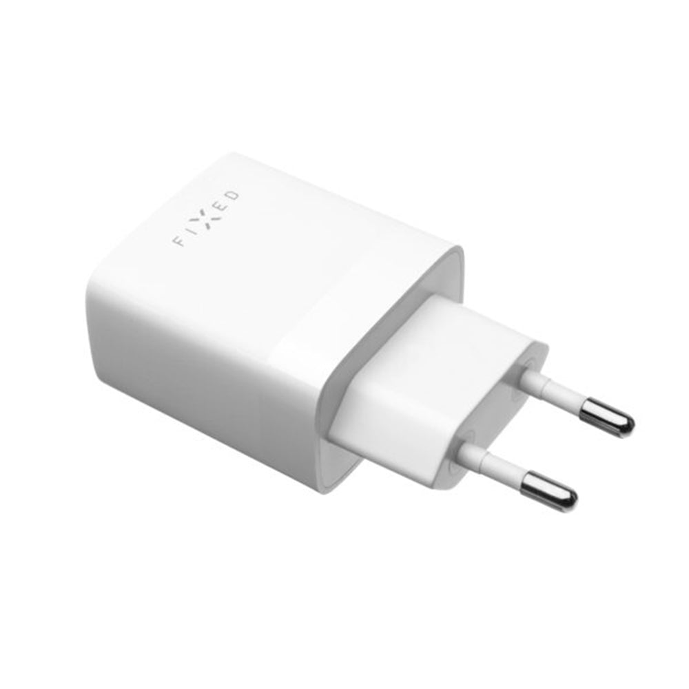 Netzladegerät Fixed, 17W, 3A, 2 x USB-A, Weiß
