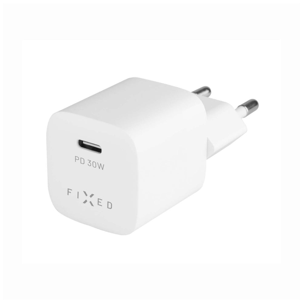 Netzladegerät Fixed Mini, 30W, 3A, 1 x USB-C, Weiß