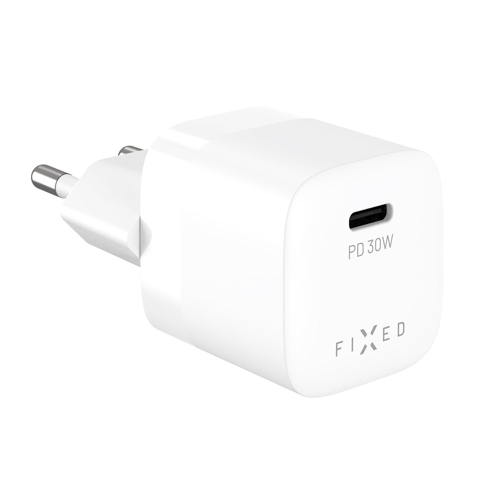 Netzladegerät Fixed Mini2, 30W, 3A, 1 x USB-C, Weiß