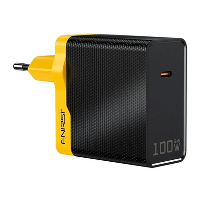 Fnirsi Wall Charger, 100W, 5A, 1 x USB-C, Black