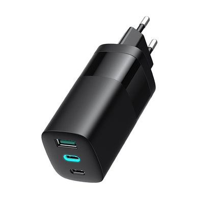 Chargeur Réseau HAVIT UC10, 65W, 3A, 1 x USB-A - 2 x USB-C, Noir