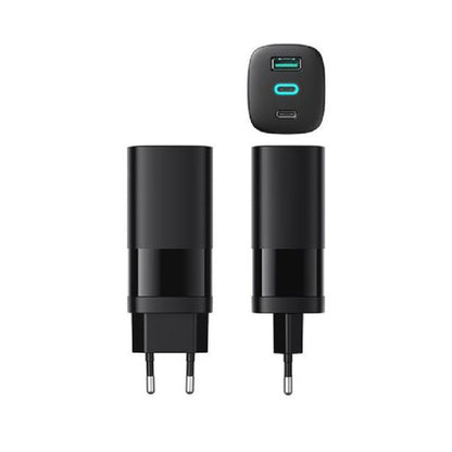 Chargeur Réseau HAVIT UC10, 65W, 3A, 1 x USB-A - 2 x USB-C, Noir