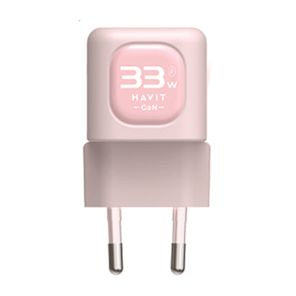 Netzladegerät HAVIT UC230, 33W, 3A, 1 x USB-A - 1 x USB-C, Rosa