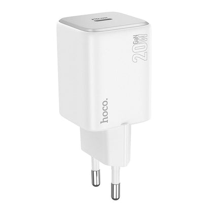 Netzladegerät HOCO N40, 20W, 3A, 1 x USB-C, Weiß