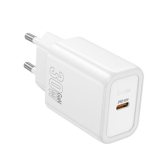 Netzladegerät HOCO N62, 30W, 3A, 1 x USB-C, Weiß