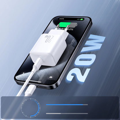 Chargeur Réseau Joyroom JR-TCF20, 20W, 3A, 1 x USB-C, Blanc