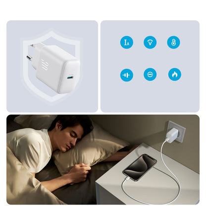 Netzladegerät Joyroom JR-TCF24, 30W, 3A, 1 x USB-C, Weiß