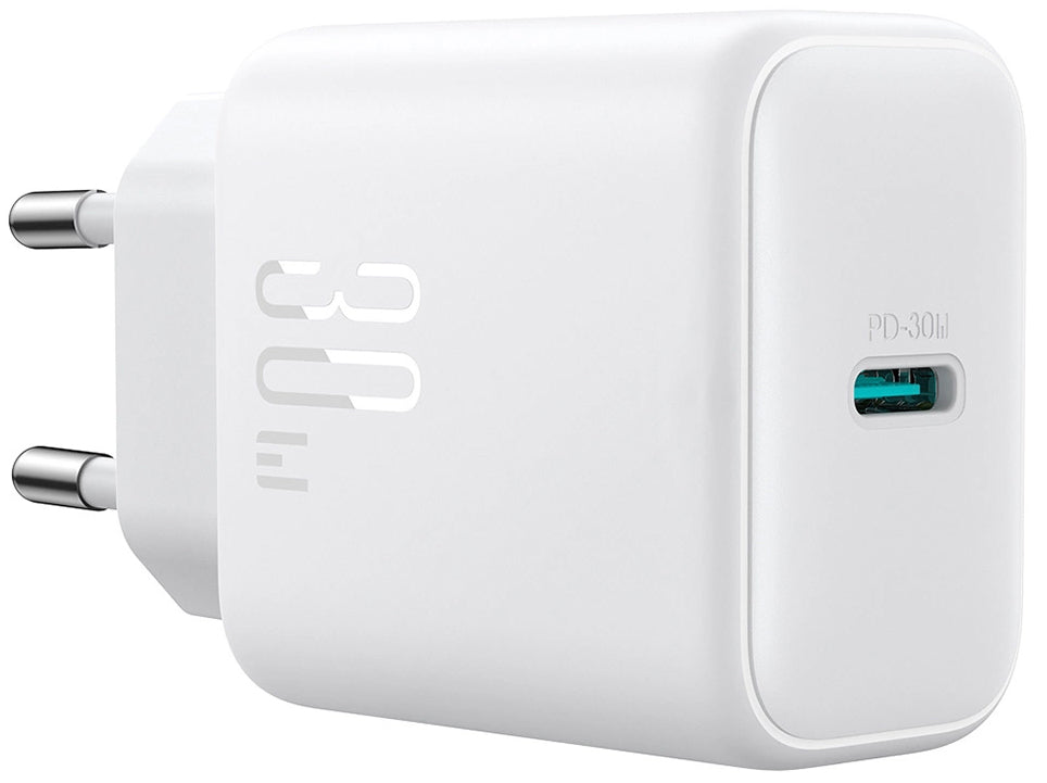 Netzladegerät Joyroom JR-TCF24, 30W, 3A, 1 x USB-C, Weiß